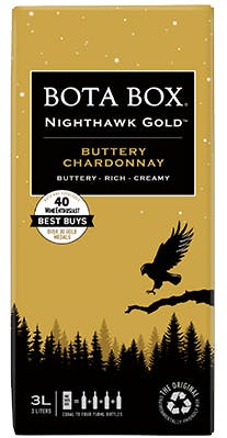 Bota Box Nighthawk Gold Buttery Chardonnay 3L Box - Argonaut Wine & Liquor