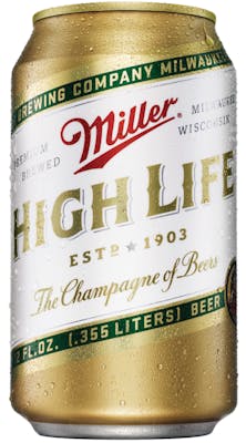 Miller High Life 12 pack 355ml Can - Buster's Liquors & Wines