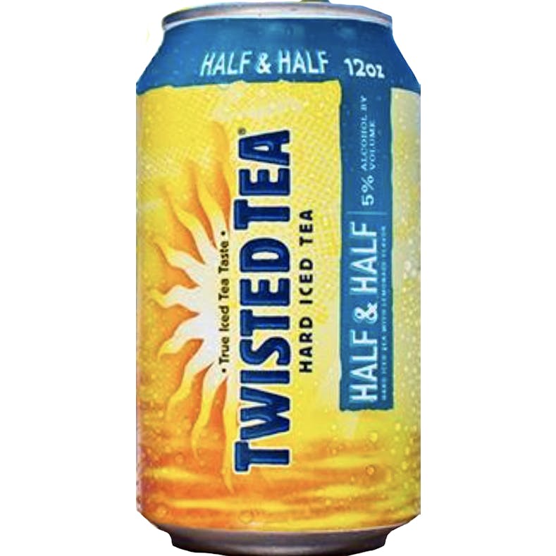 Twisted tea calories half and half can