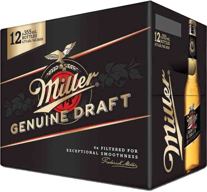 Miller Genuine Draft 12 pack Bottle - Vine Republic