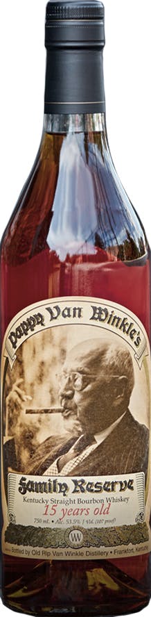 Old Rip Van Winkle Distillery Pappy Van Winkle S Family Reserve Bourbon 15 Year Old 2018 15 Year Old Stone Gate Wine Spirits