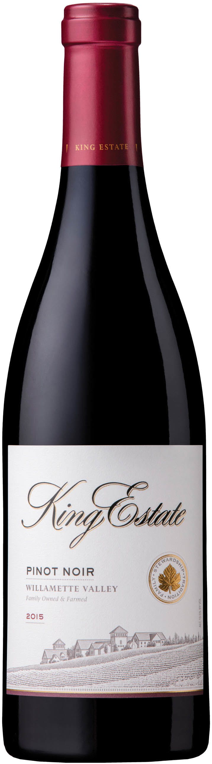 King Estate Willamette Valley Pinot Noir 2015 750ml Vicker's Liquors