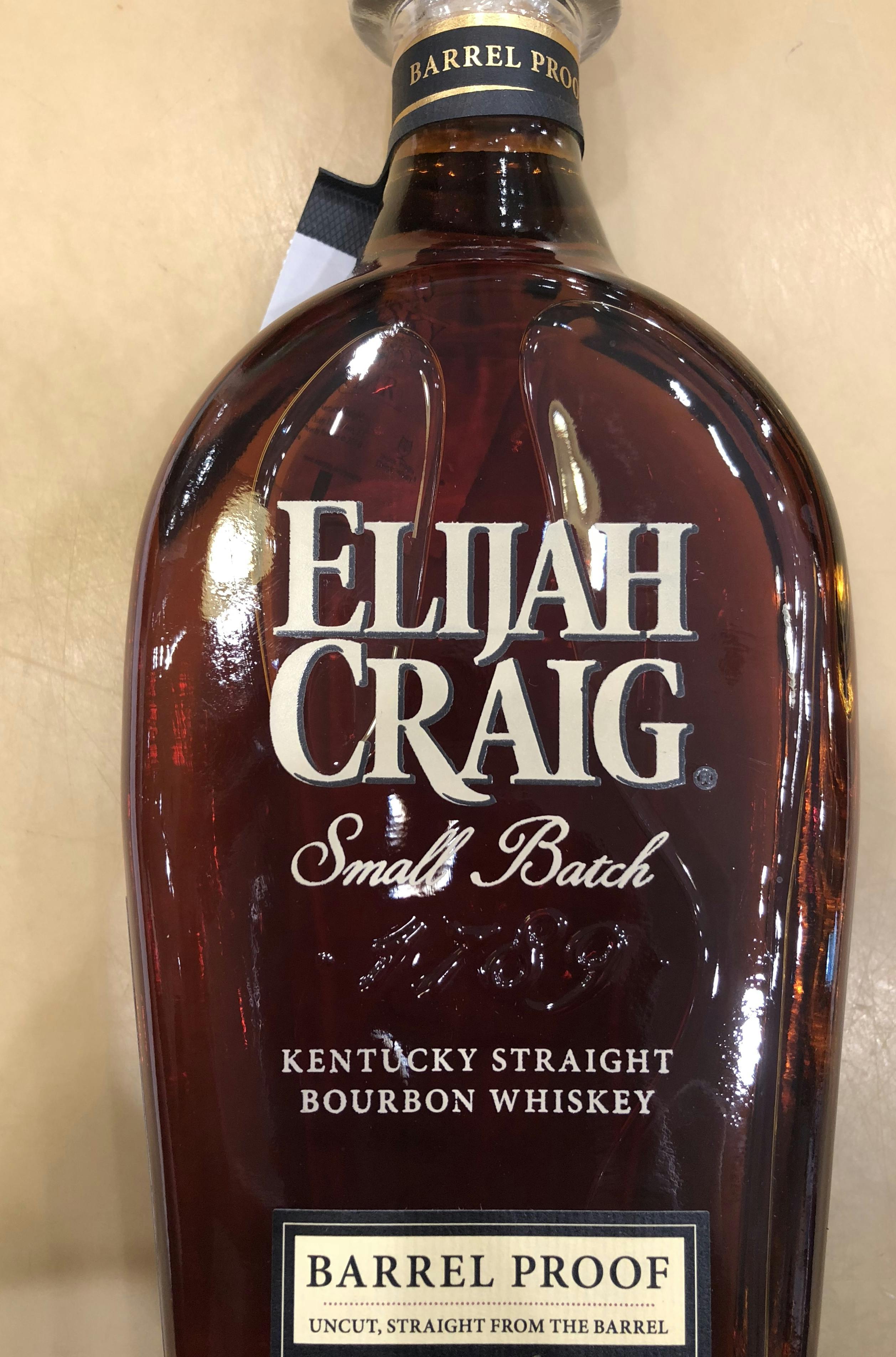 Elijah Craig Barrel Proof Proof Bourbon Whiskey 12 Year Old Vine