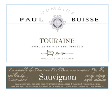 Domaine Paul Buisse Touraine Sauvignon Blanc