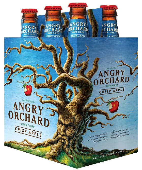 Angry Orchard Crisp Apple Hard Cider 6 pack 355ml Bottle Buster's