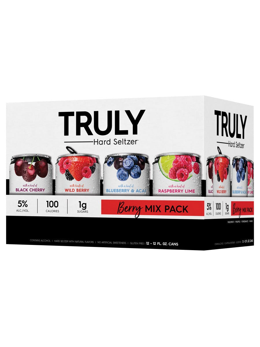 Truly Wild Berry Hard Seltzer - 6pk/12 fl oz Slim Cans