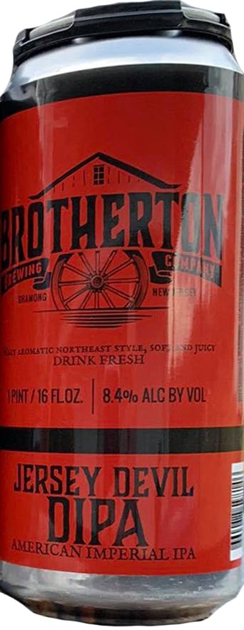 Brotherton Brewing Company Jersey Devil Double IPA 4 pack 16 oz. 