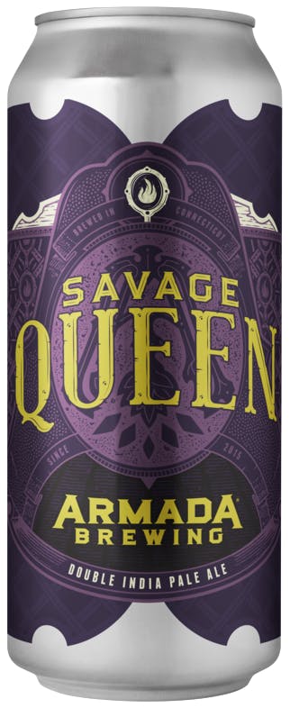 Armada Brewing Savage Queen Double IPA 4 pack 16 oz. Can New