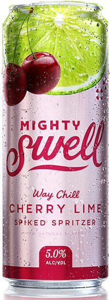 Mighty Swell Way Chill Cherry Lime Spiked Spritzer 6 Pack 12 Oz Buster S Liquors Wines