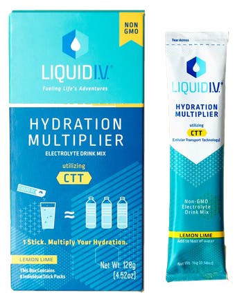 Liquid I.V. Hydration Multiplier Electrolyte Drink Mix Lemon Lime