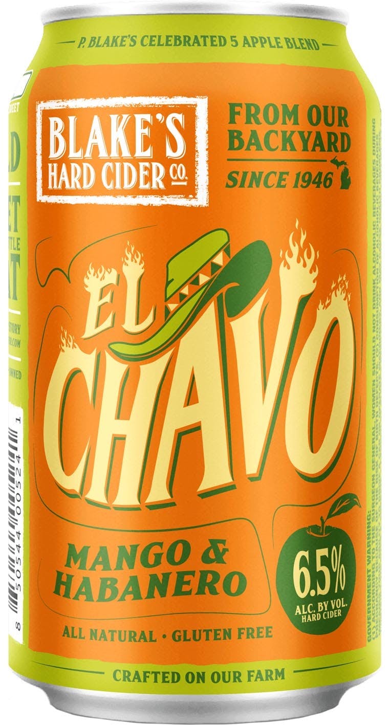 Blake's Hard Cider El Chavo 6 pack 12 oz. Can Yankee Spirits