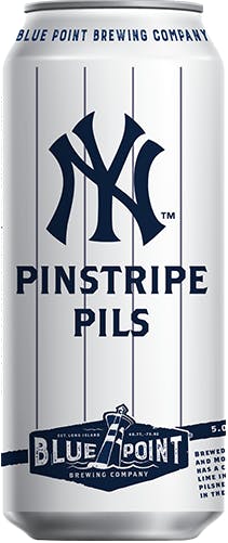 Blue Point New York Yankees Pinstripe Pilsner 12OZ - The best selection &  pricing for Wine, Spirits, and Craft Beer!, Toms River, NJ