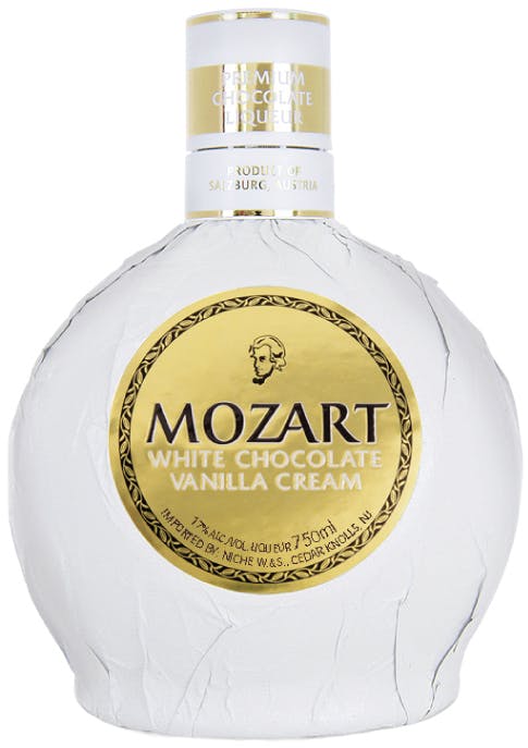 Mozart White Chocolate Yankee 750ml Vanilla - Liqueur Cream Spirits