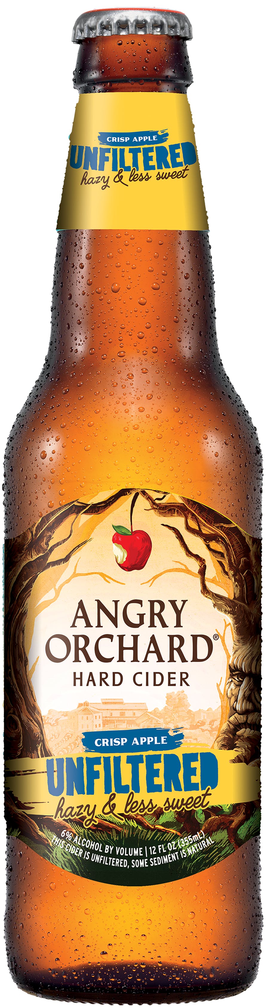 Angry Orchard Unfiltered Crisp Apple Hard Cider 6 pack 12 oz. Bottle