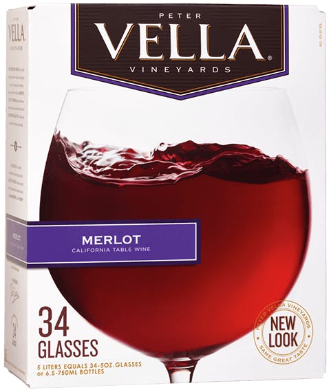 Vella box wine top