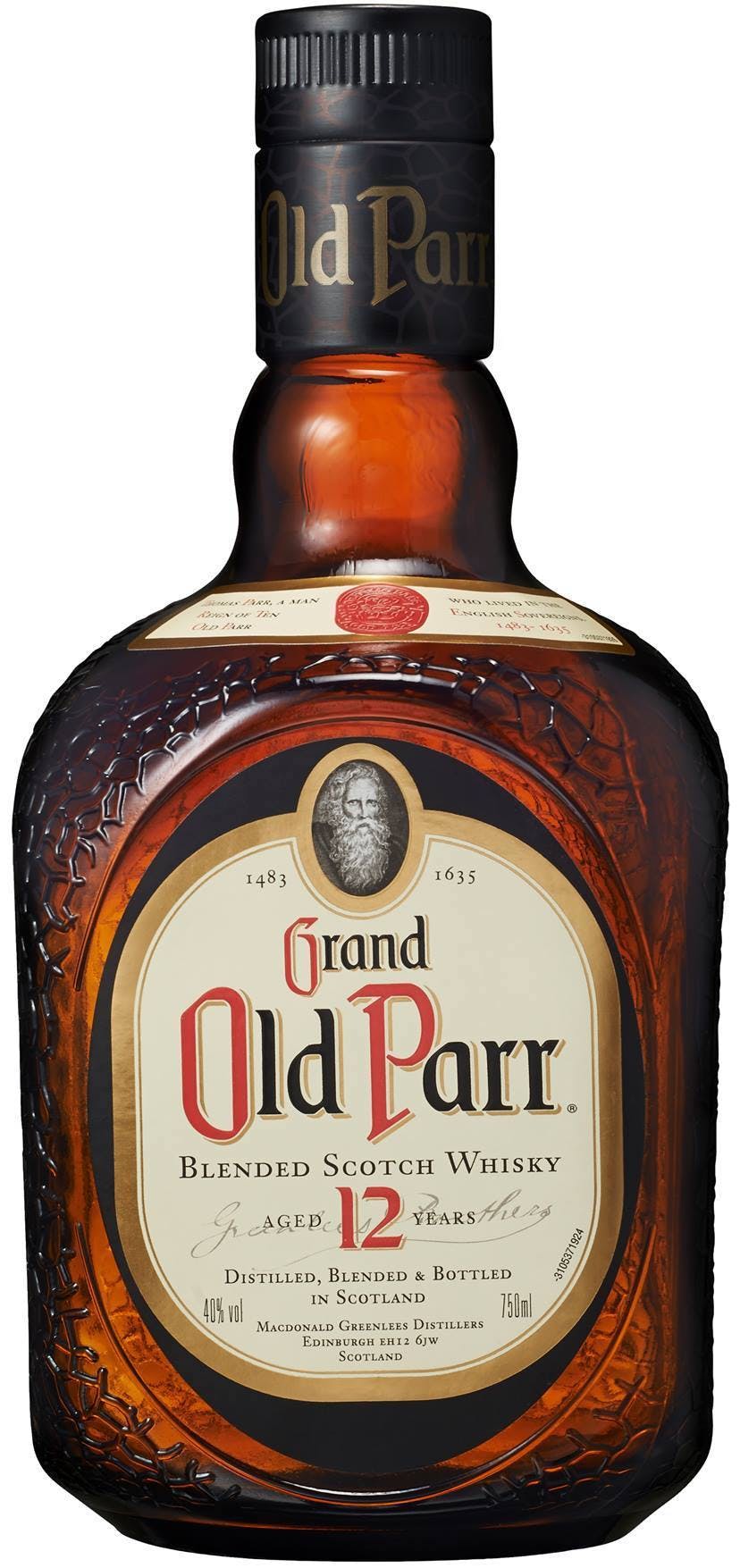 Grand Old Parr Blended Scotch Whisky 12 year old 750ml - Argonaut