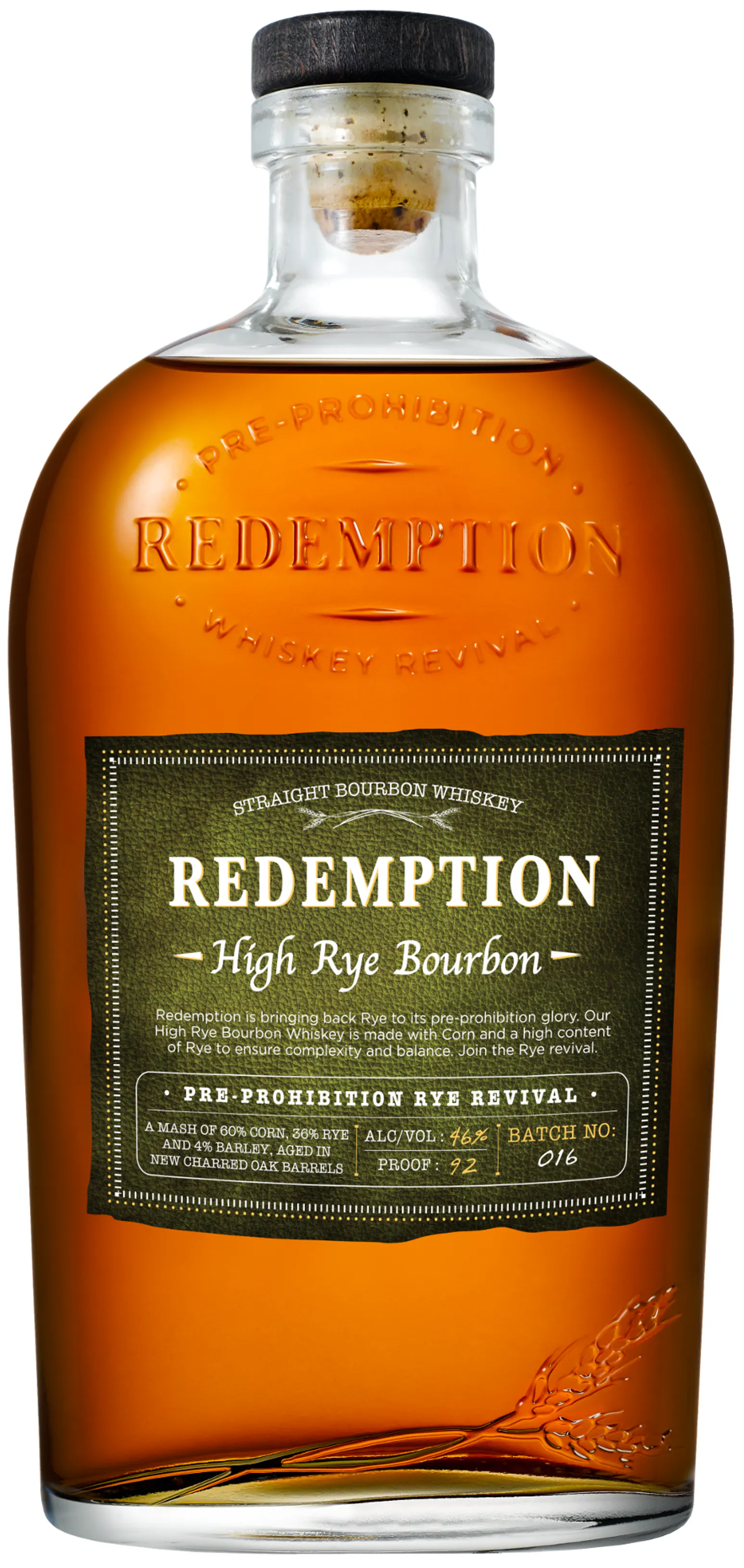Redemption High Rye Bourbon 750ml The Wine Guy