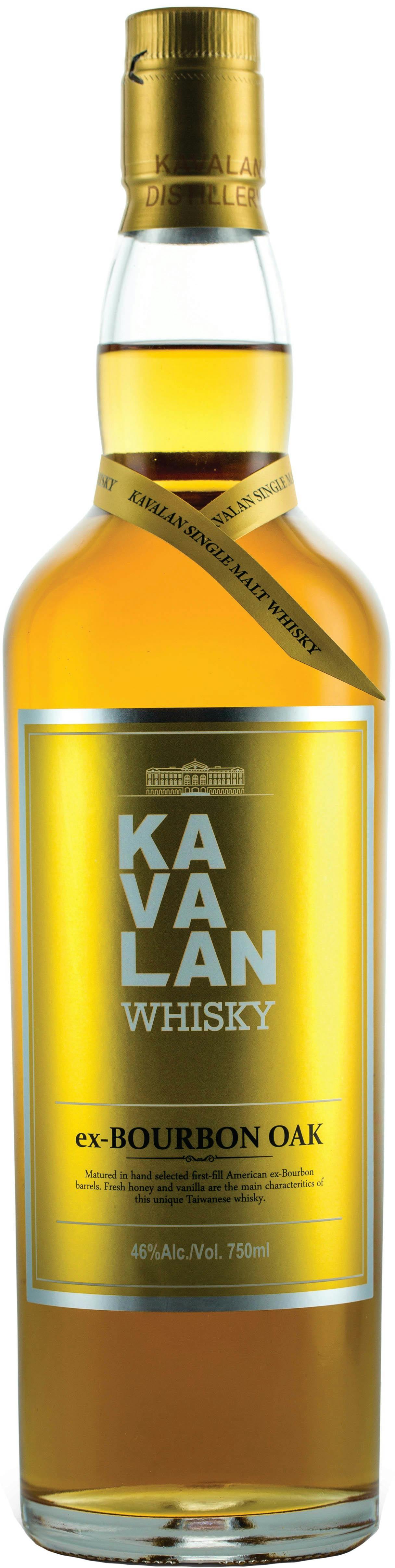 Kavalan Ex-Bourbon Oak Single Malt Whiskey (750 ml) — Keg N Bottle