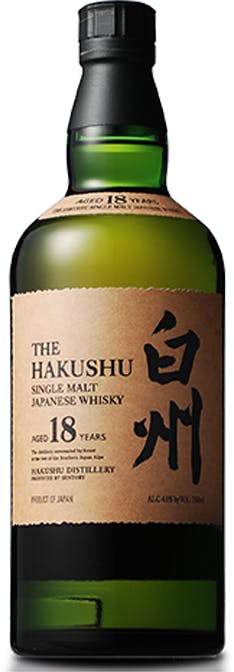 Suntory Hakushu Single Malt Whisky 18 year old 750ml - Central