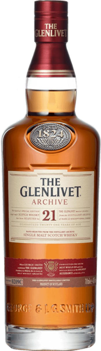 Whisky Single Malt 21 Ans - The Glenlivet