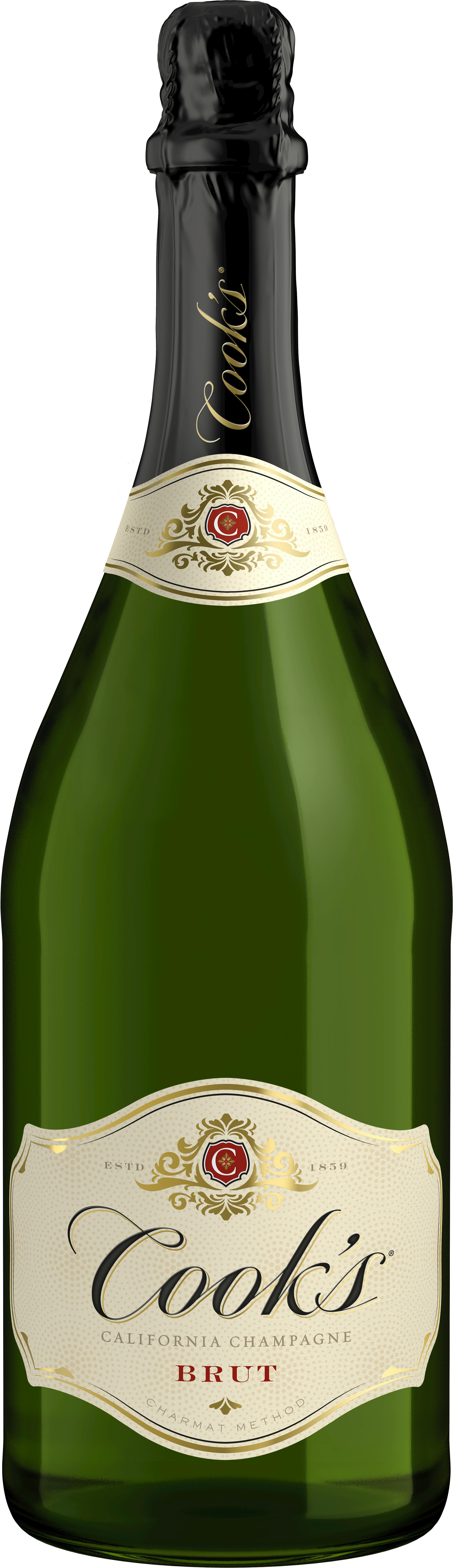 Cook's California Champagne Brut White Sparkling Wine, 1.5 L