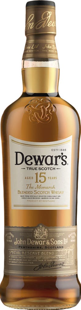 Dewar's Monarch Single Malt Scotch Whisky 15 year old 750ml - Buster's ...