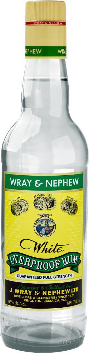 J. Wray & Nephew White Overproof Rum 750ml - Liquors Inc.