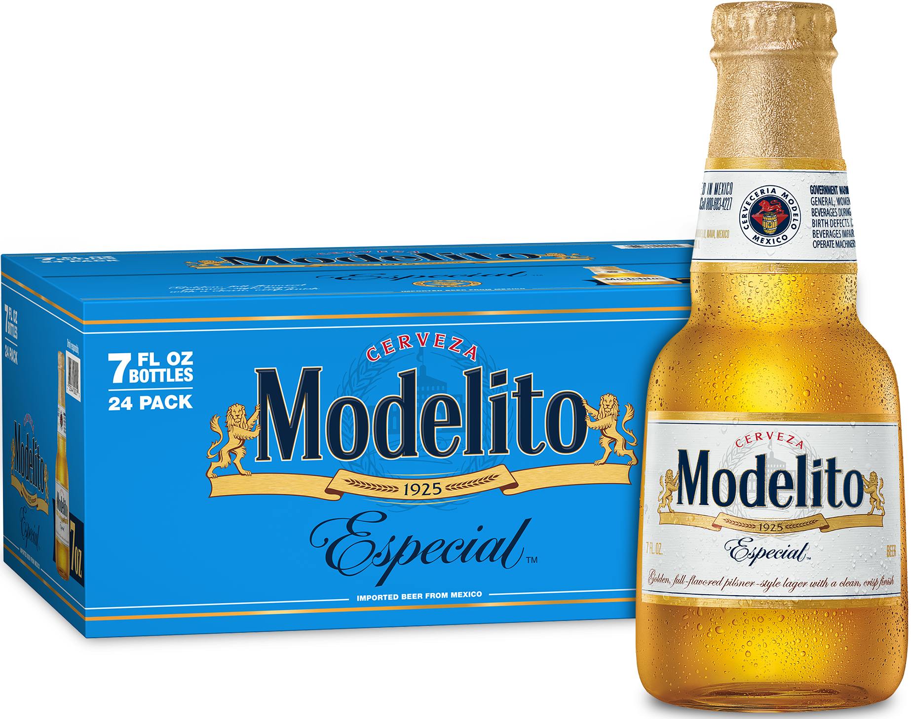 modelo beer glass bottle