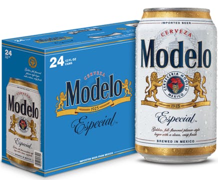 Modelo Especial White 24 Oz Beer Can Cooler