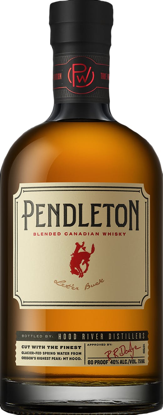 Pendleton Blended Canadian Whisky Let'er Buck 750ml - Order Liquor