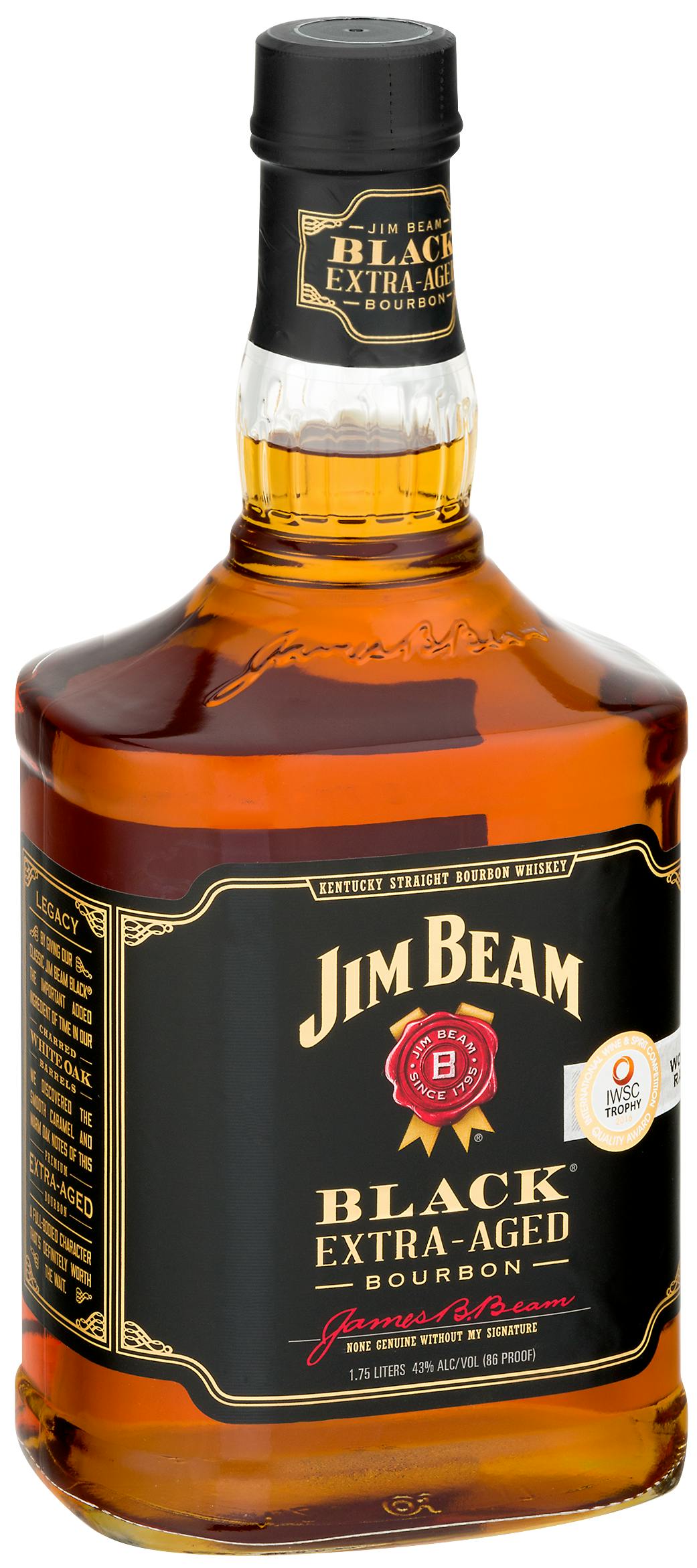 Jim Beam Black Label Spirits - 1.75L Yankee