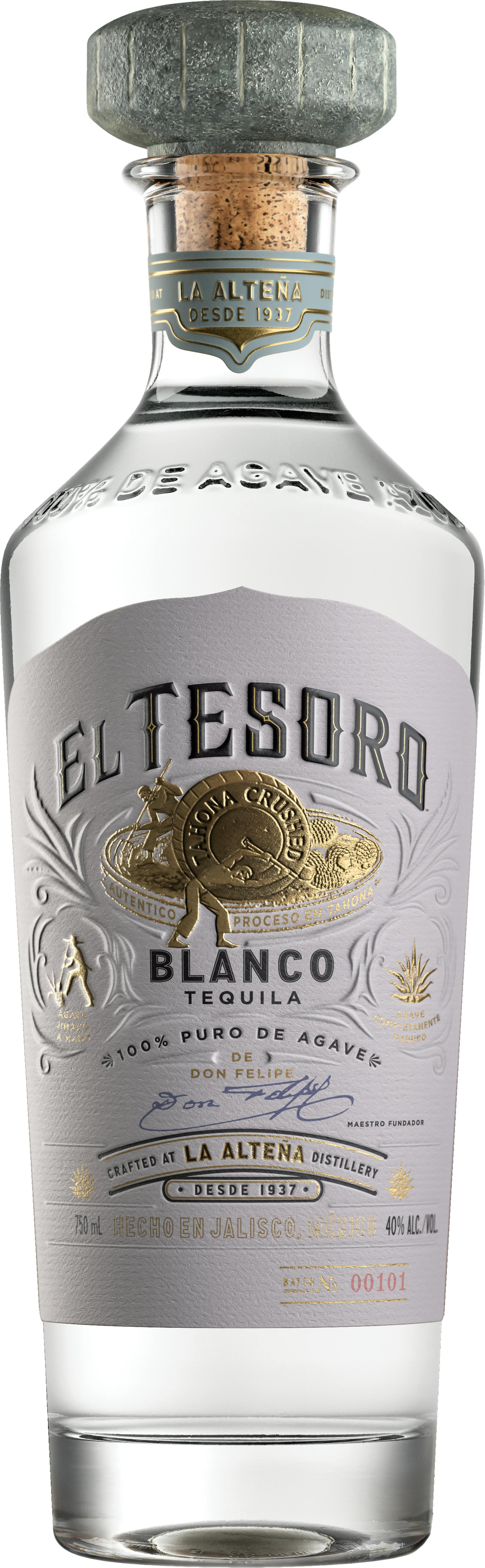 El Tesoro Blanco Tequila 750ml