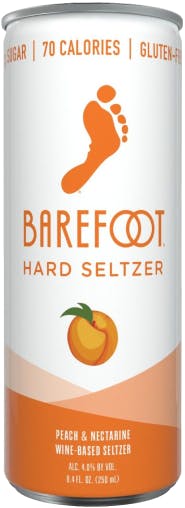 Barefoot Hard Seltzer Peach & Nectar 250ml - 4 pack – The Seasoned Gourmet