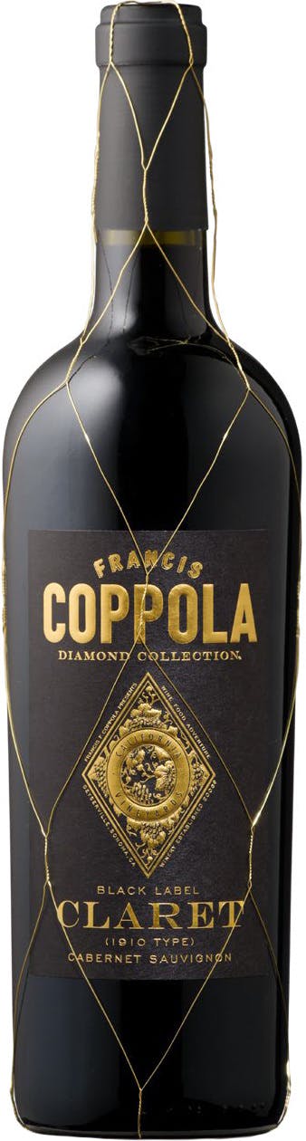 coppola wine gold bottle