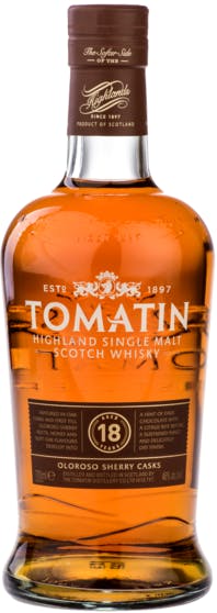 Tomatin Highland Single Malt Scotch Whisky 18 year old 750ml