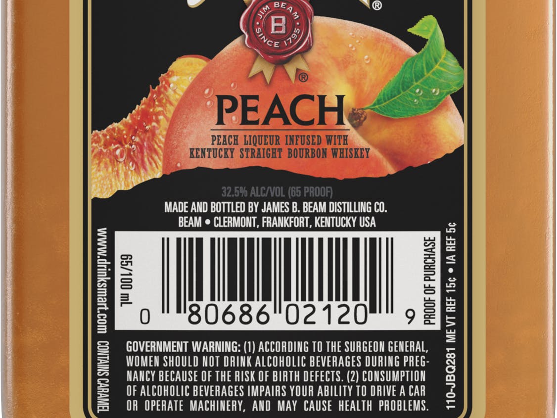 Jim Beam Peach 100ml - Argonaut Wine & Liquor