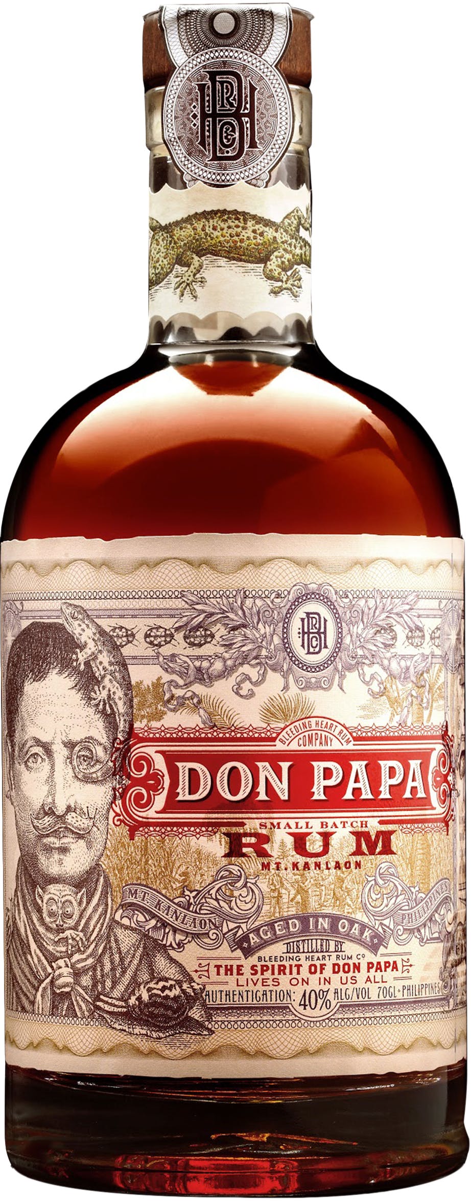 Don Papa Small Batch 80 proof Rum 750ml