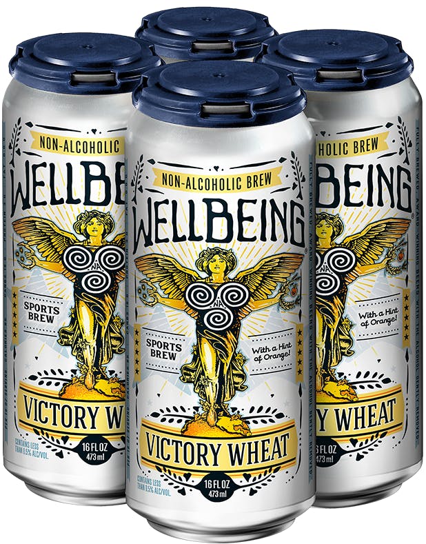 Wellbeing Brewing Co. Victory Wheat 4 pack 16 oz. Can - Petite Cellars