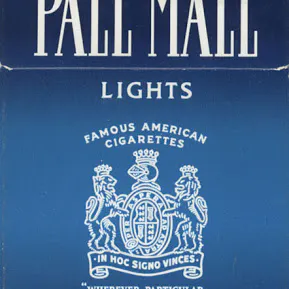 pall mall light cigarettes Empty Vintage Lights Menthol 100's Green Storage Tin Great condition Pall Mall Blue Box Lights