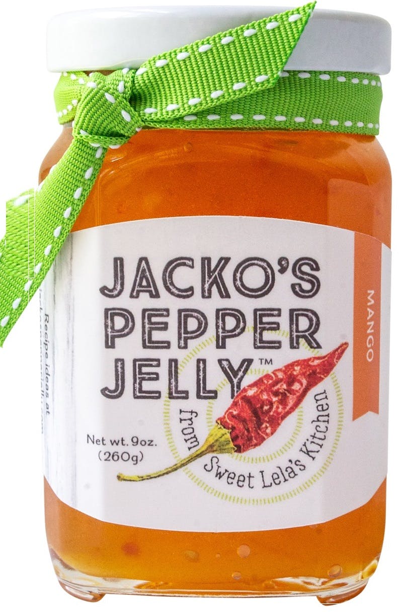 Jacko's Pepper Jelly Original Mango Pepper Jelly 8 oz. Jar Buster's Liquors & Wines