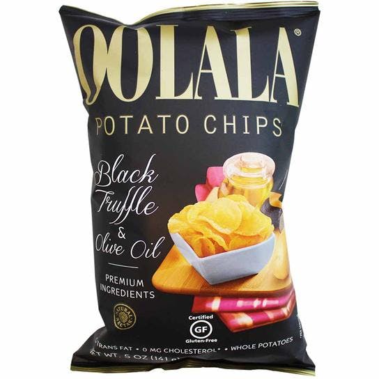 Natural Nectar Oolala Black Truffle and Olive Oil Potato Chips 5 oz