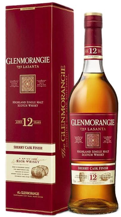 Glenmorangie Lasanta Sherry Cask Finished Single Malt Scotch Whisky 12 year  old