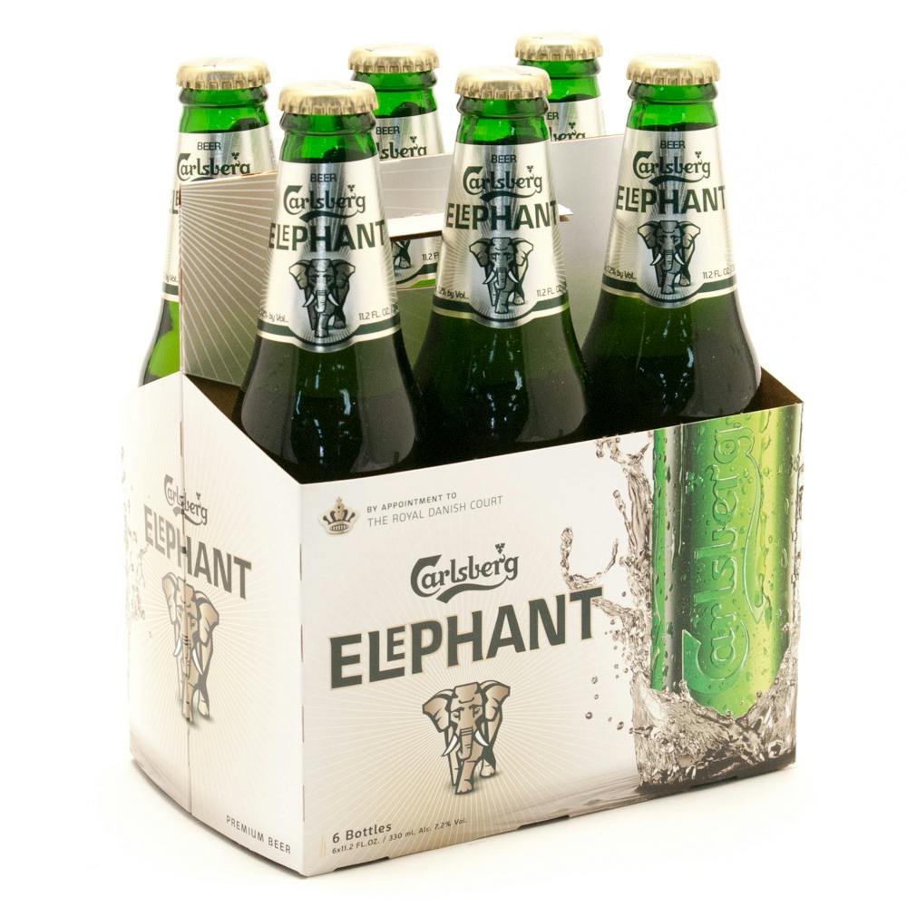 Carlsberg Elephant Premium Pilsner 6 pack 12 oz. Bottle