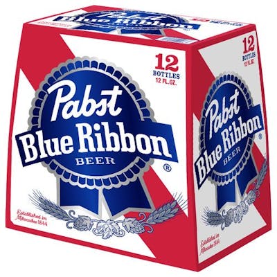 Pabst Blue Ribbon Beer - 6 pack, 16 fl oz