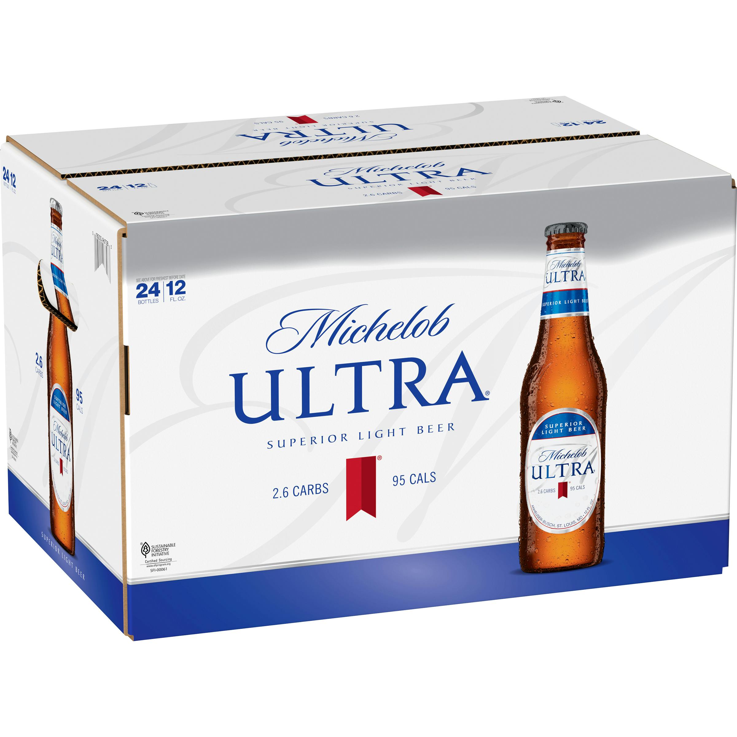 Michelob Ultra - Case 24 pack 12 oz. Bottle - Garden State