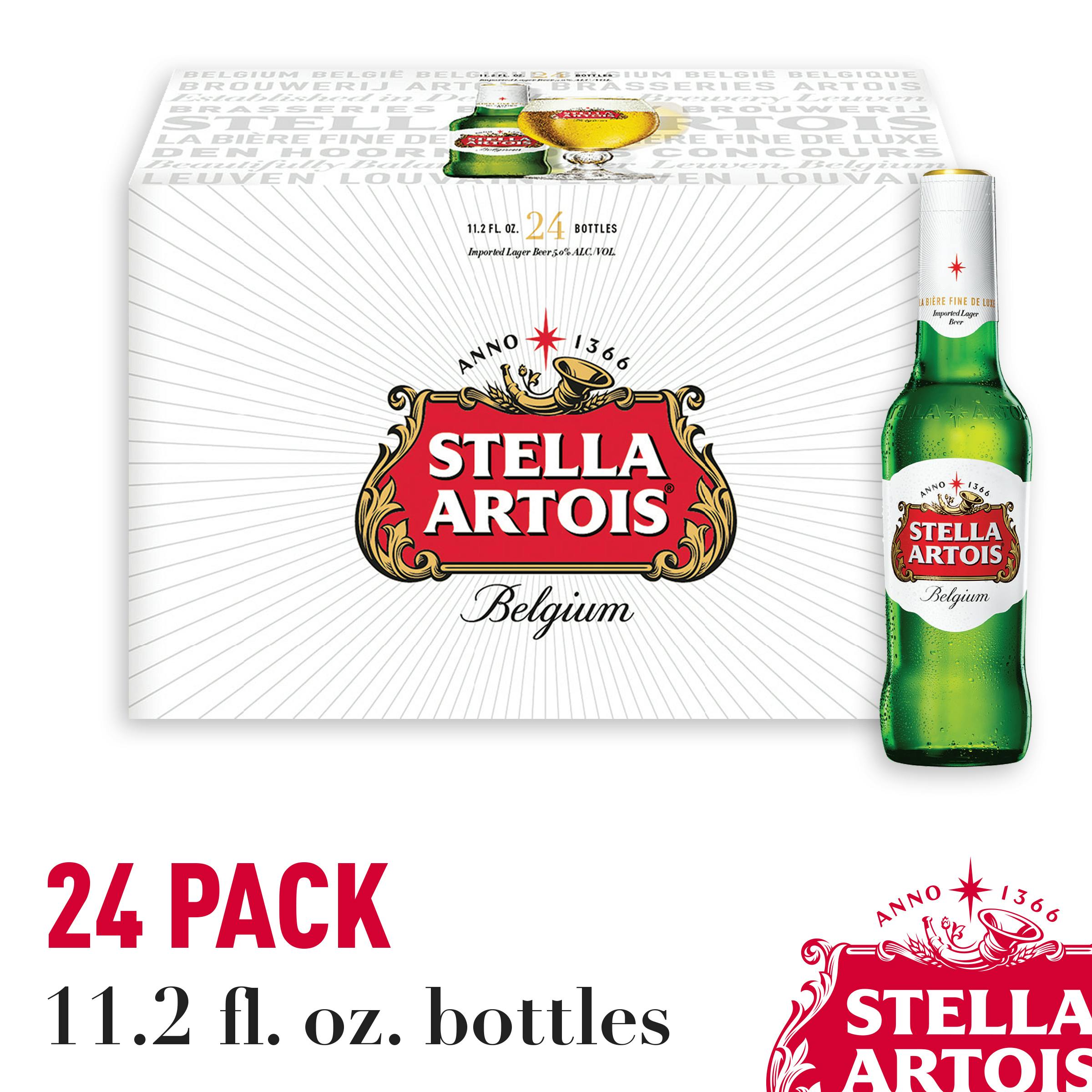 Stella Lager Case 24 pack 11.2 oz. Bottle - State Discount Liquors