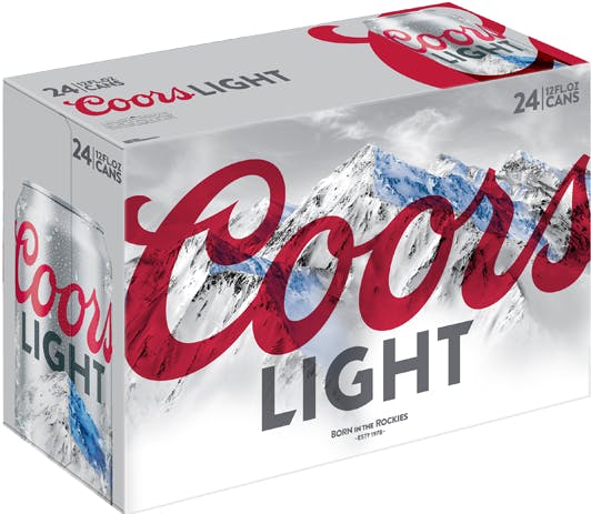 Coors Light 24 pack 12 oz. Can - Yankee Spirits