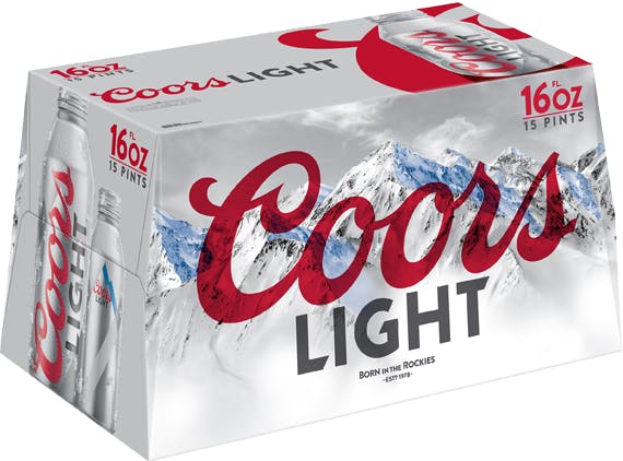 Coors Light 16oz Aluminum SINGLE