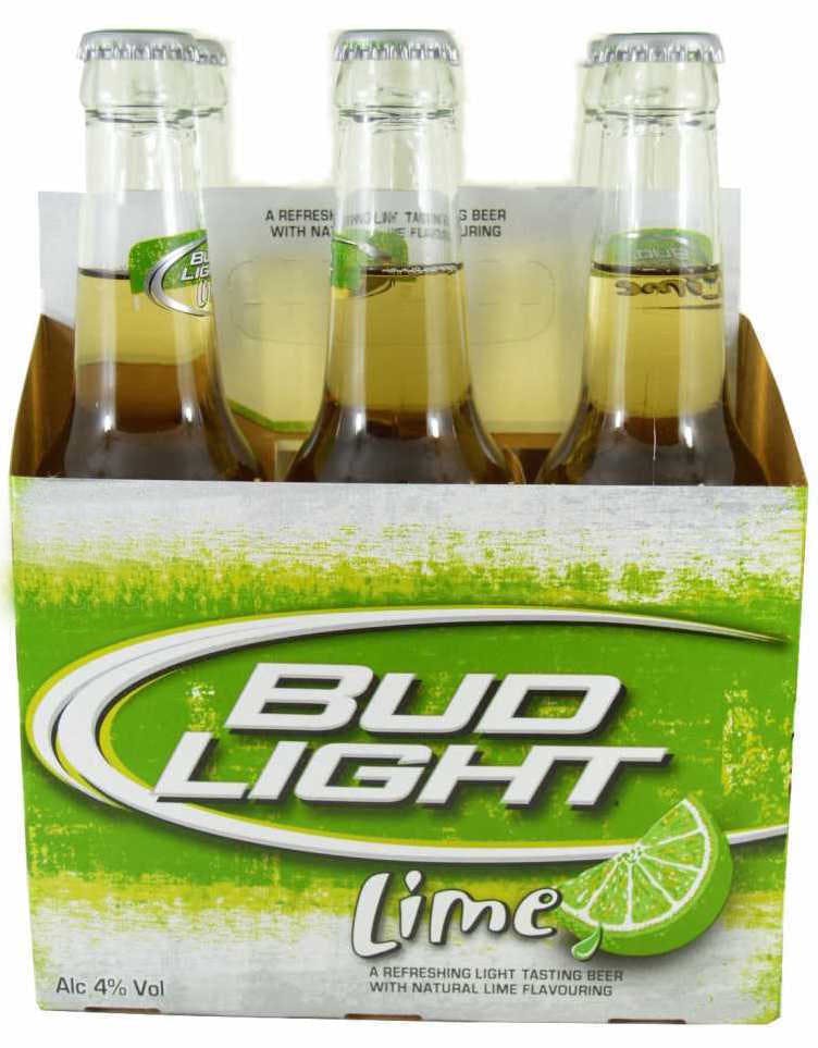 Bud Light Lime Beer, 6 Pack Beer, 12 fl oz Bottles, 4.2% ABV, Domestic