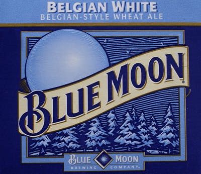 blue moon beer logo black and white